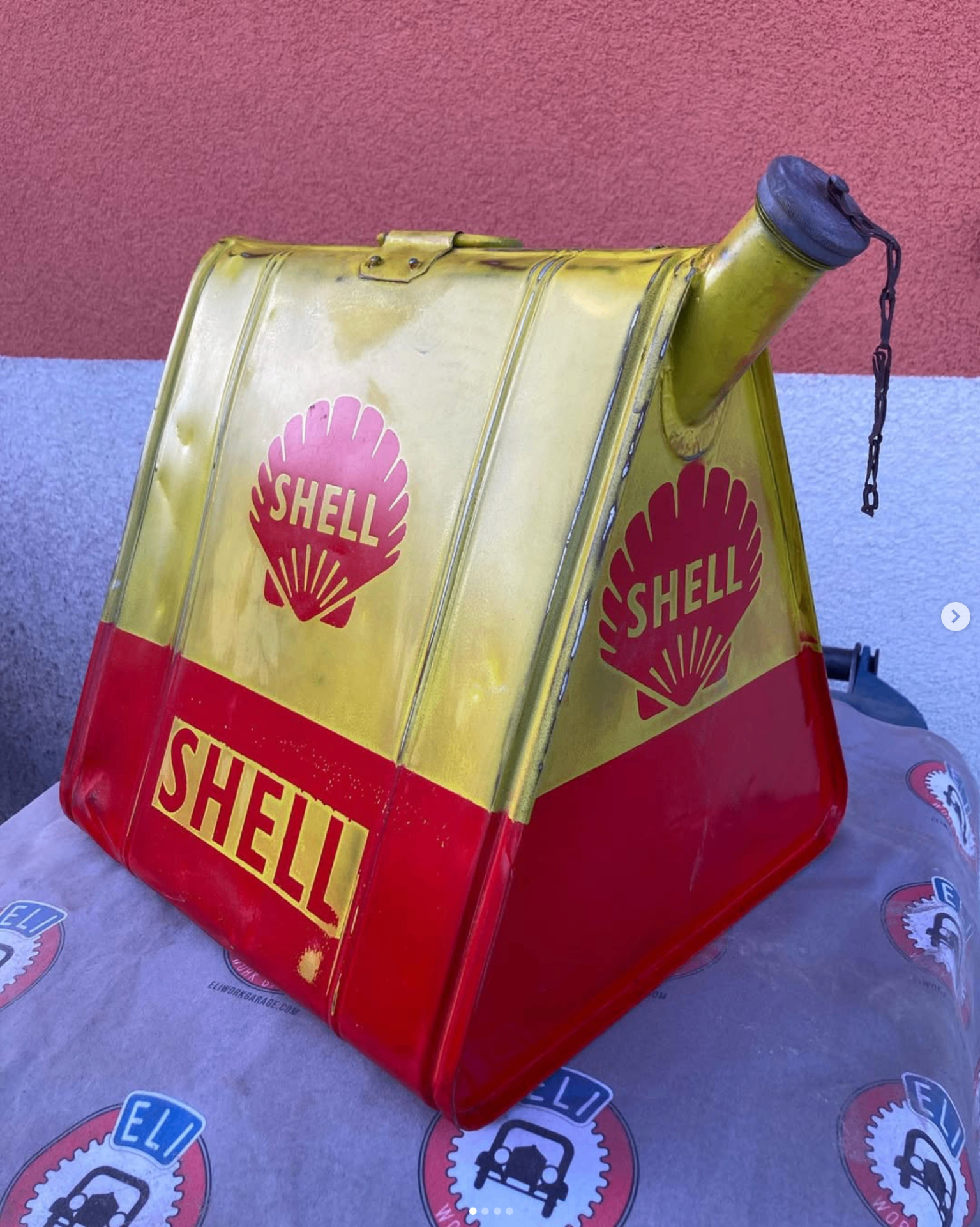 Plechový kanister Shell